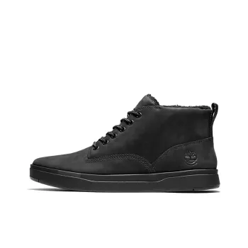 Timberland Chukka Warm Wear-Resistant Slip-Resistant Ankle-Length Snow Boots Black