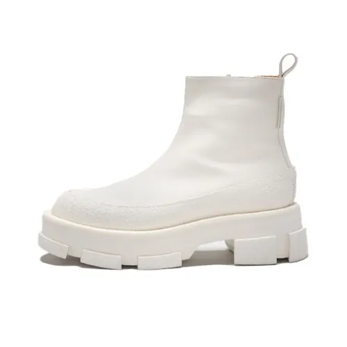 Both Ankle Boots Women's White