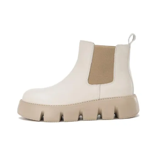 AOKANG Chelsea Boots Women's Beige