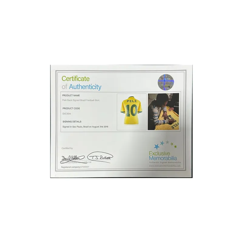 Huayitaojin Brazil National Team Football Fan Supply Bring The Official Icons Contract Company Certificate-2