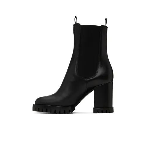 GIANVITO ROSSI 90mm Leather Ankle Boots