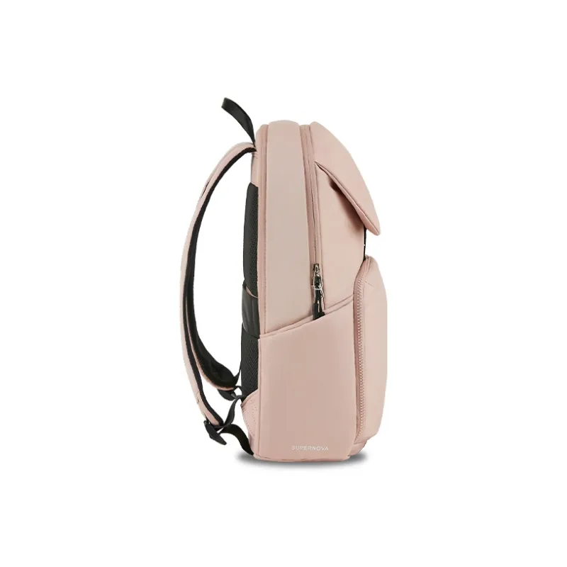 ECHOLAC Fabric Backpack Medium Size Unisex Multicolor-4