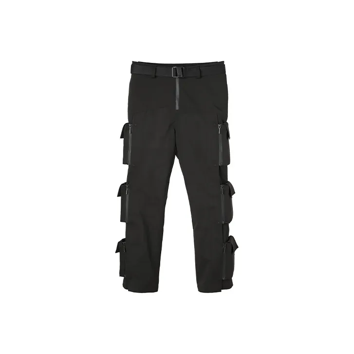 NORVINCY Western Outdoor Tactical Black Warrior Cargo Pants Men's-0
