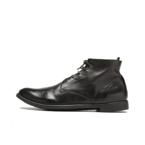 Officine Creative Arc Ankle Boots Men Dark Brown