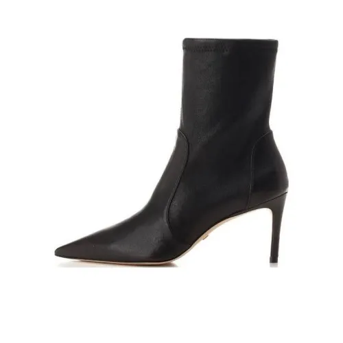 stuart weitzman Leather Stretch Bootie