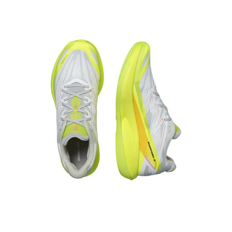 SALOMON Phantasm 2 Cushioning And Breathable Low Top Running Shoes Men's White-1