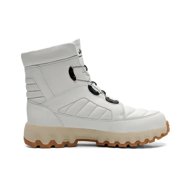 Jeep Thermal Abrasion Resistant Height Increasing Slip Resistant Coverage Short Snow Boots Unisex-1