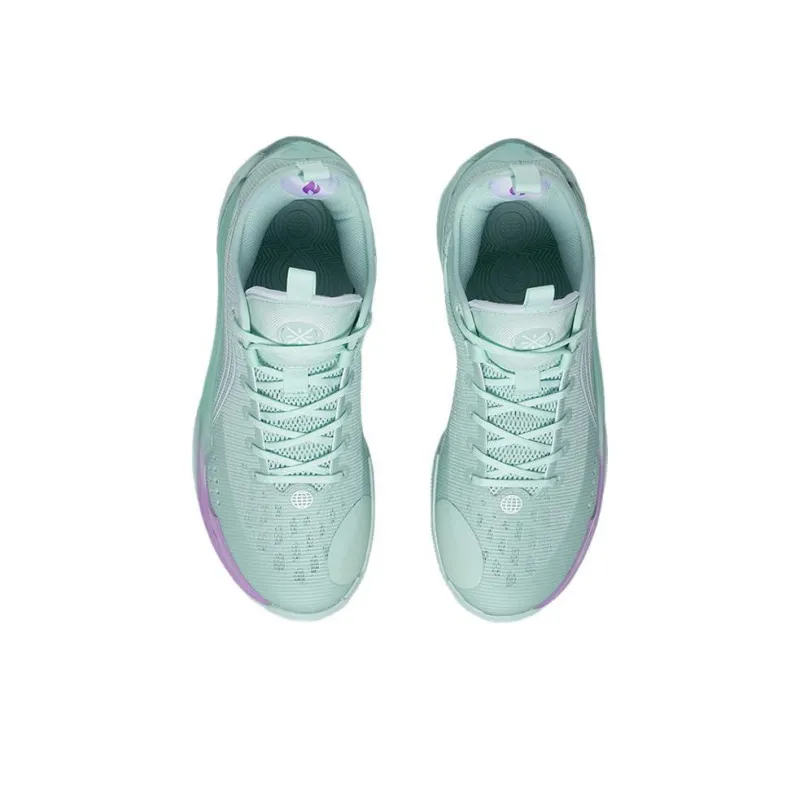 LiNing Wade 808 2 Anti Slip And Wear Resistant Breathable Low Top Basketball Shoes Men's Green-3