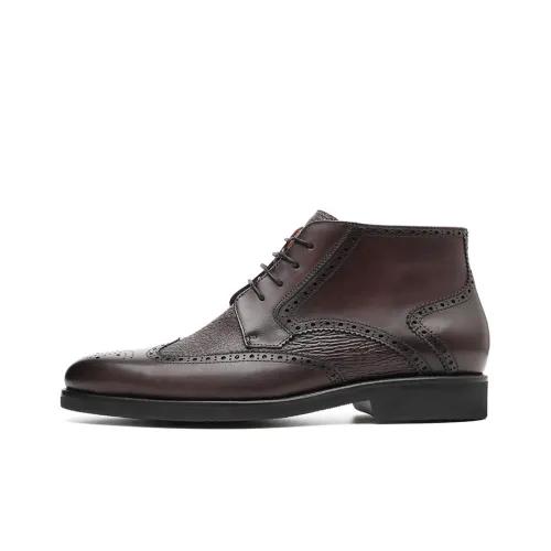 CHARRIOL Ankle Boots Men Coffee