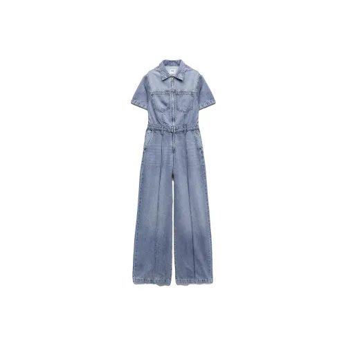 ZARA Jumpsuits Women's Blue