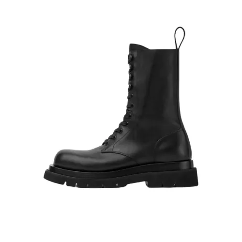 Bottega Veneta Lug Lace Boot Black