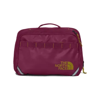 THE NORTH FACE Recycled Polyester Shoulder Bag, Crossbody Bag Unisex Berry/Moss