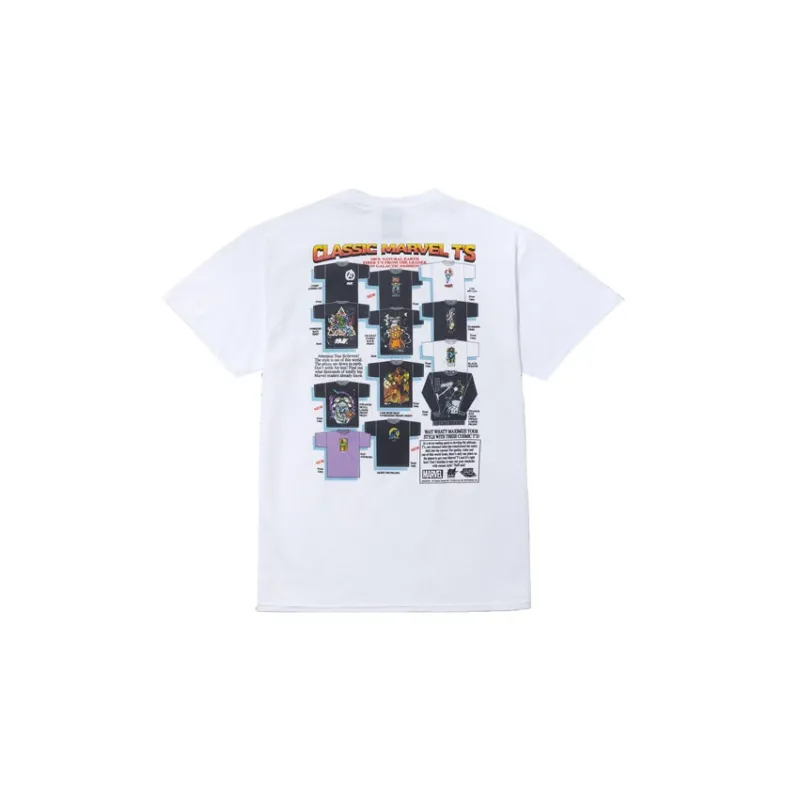 HUF X Marvel Co-branded Series T-Shirts Unisex White-1