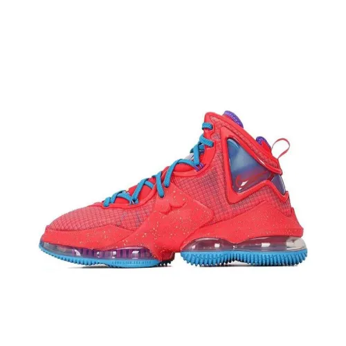 Nike Lebron 19 Basketball Shoes Men Mid-Top Red