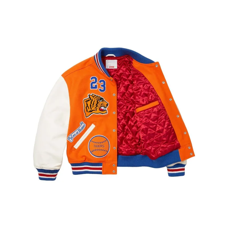 Supreme Tiger Varsity Jacket-5