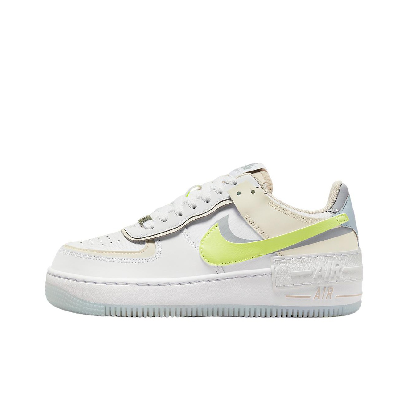 Nike Air Force 1 Shadow Neon Yellow Swooshes Women s POIZON