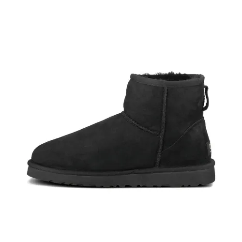 UGG CLASSIC MINI Snow Boots Women's Low-Top Black