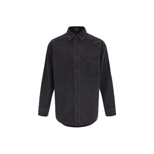 URBAN REVIVO Shirts Men Black