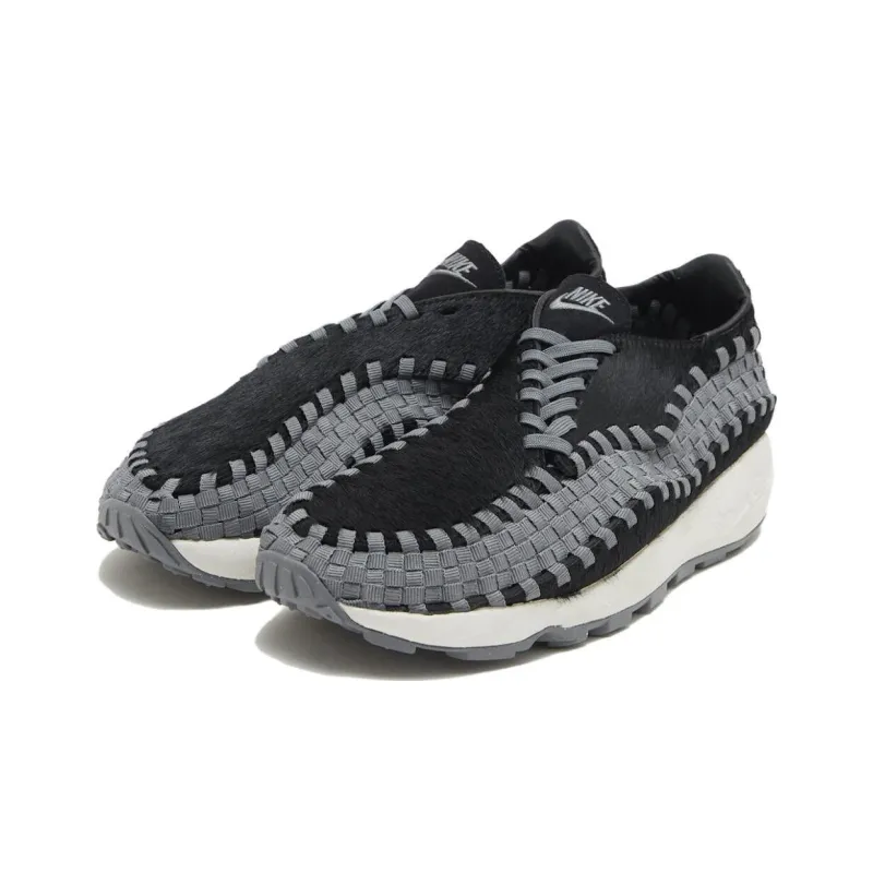 Nike Air Footscape Woven Black Smoke Grey Women's-2