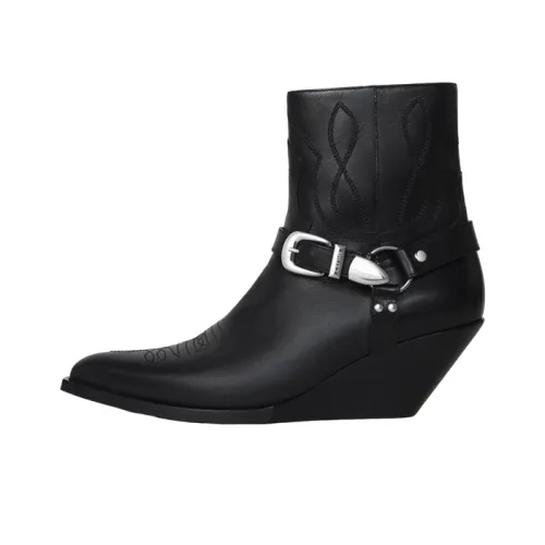 CELINE Ankle Boots Men Black