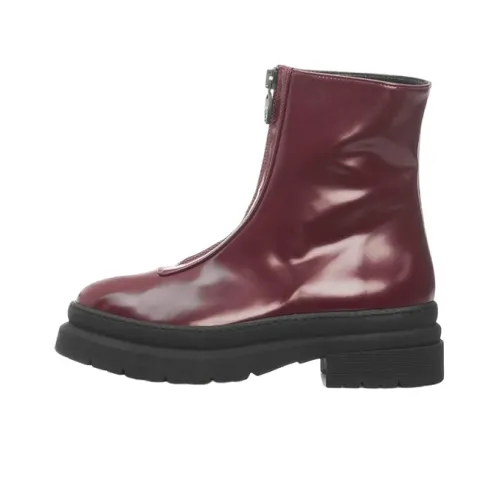 CHIARA FERRAGNI Ankle Boots Women's Red Brown