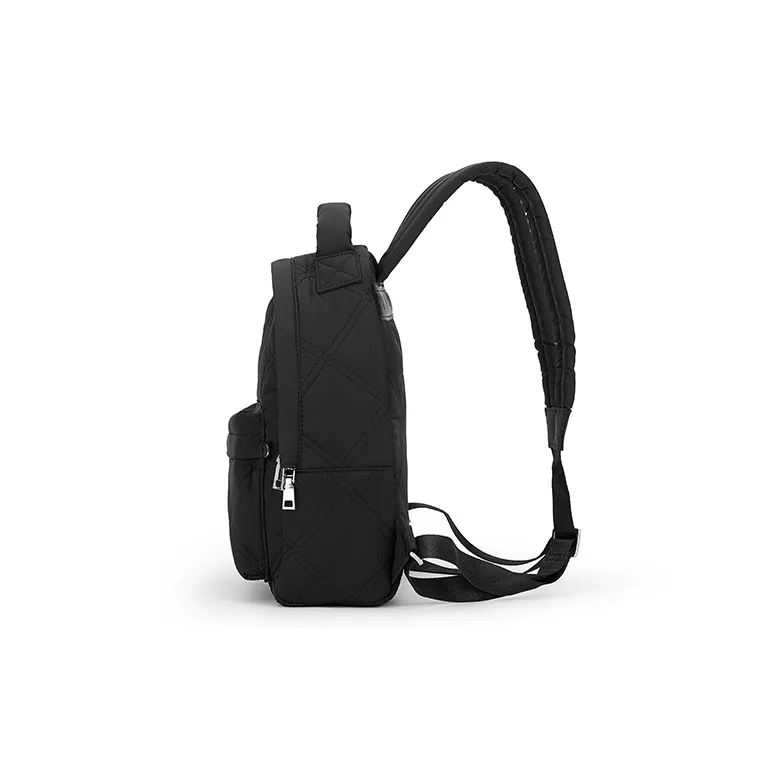 Sisea Fabric Backpack Regular Women's Ecru Light Green Gray Black-20