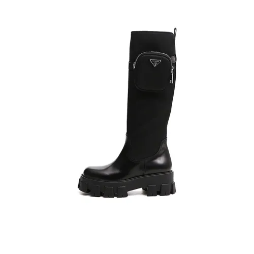 PRADA Knee-high Boots Women's Black