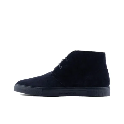 EMPORIO ARMANI Ankle Boots Men Night Blue