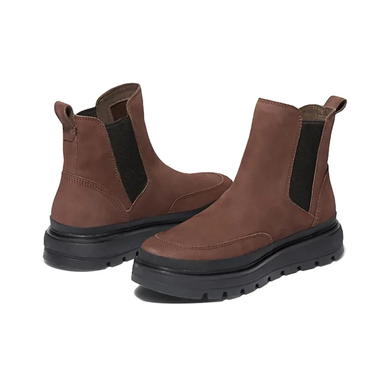 Timberland Ray City Greenstride Crew Chelsea Boots Women's Brown Black-4