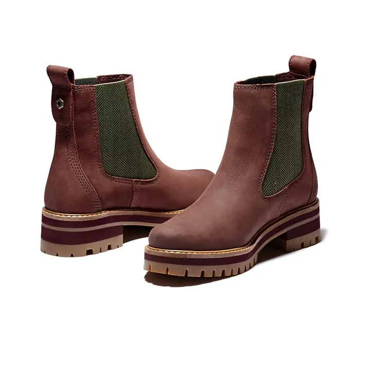 Timberland Courmayeur Valley Chelsea Boots Women's Dark Brown-1