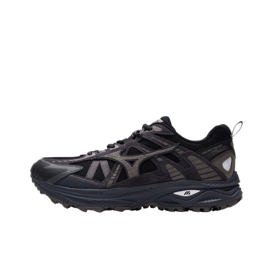 MIZUNO【送料込】RSCER TRAIL DE BLACK Mizuno Racer Trail 'Black Grey' - POIZON