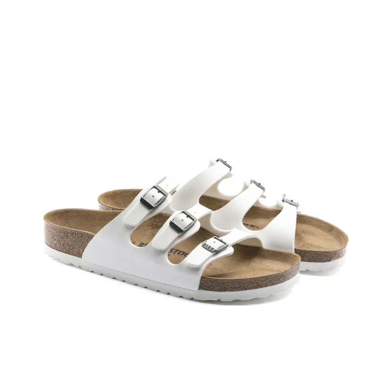 Birkenstock Women's Florida Birko Flor 'White' Women's-3