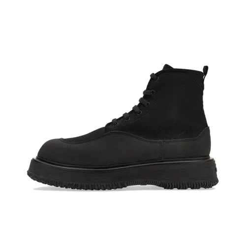 HOGAN Untraditional Lace-up Ankle Boots