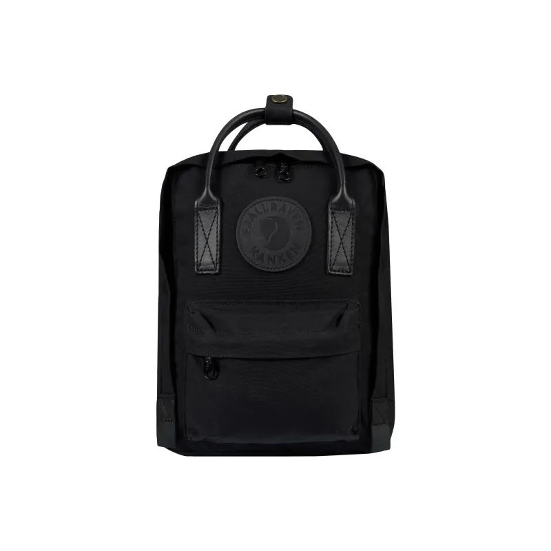Fjallraven Kanken Cotton Backpack Mini Unisex Black-0