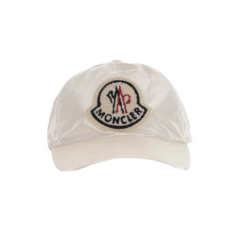 Moncler Nylon Baseball Caps Women's White-1