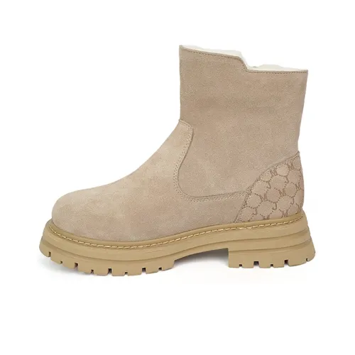 Joy&Mario Snow Boots Women's Khaki