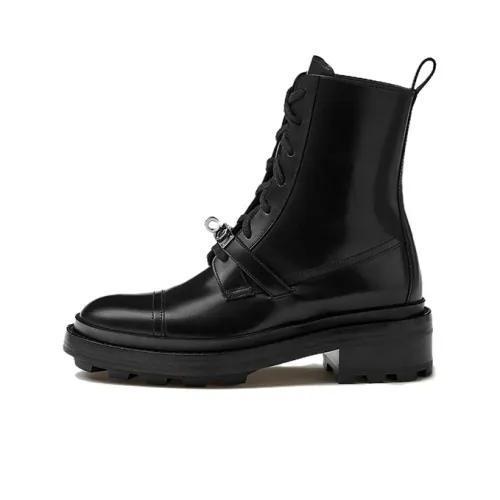 HERMES Ankle Boots Women's Black