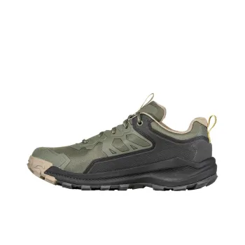 Oboz Footwear Katabatic Waterproof Cushioning Wear-Resistant Low-Top Outdoor Shoes Men's Green