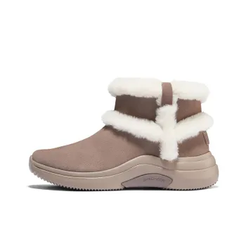 Skechers ON THE GO Midtown Warm Wear-Resistant Slip-Resistant Short Snow Boots Women's Taupe