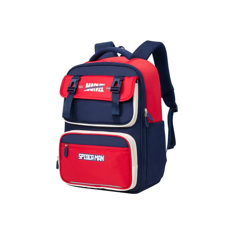 Disney × Marvel, Collaboration Polyester With EVA Backpack Large Size Men's Captain America/Spider Man-5