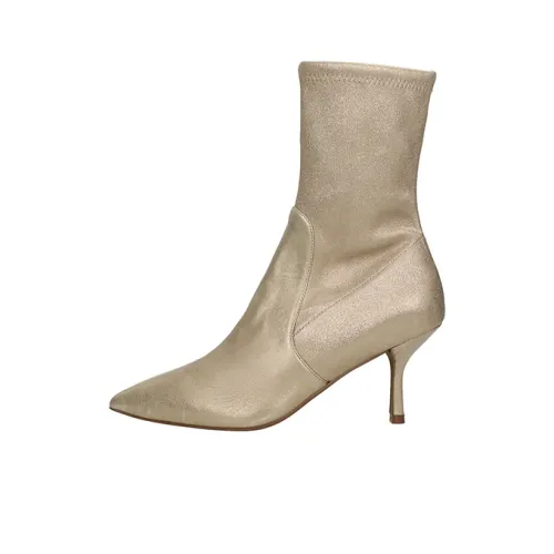 Stuart Weitzman Ankle Boots Women's Gold