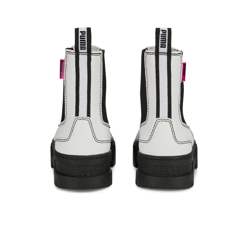 Puma Women's Mayze Pop Chelsea Boot 'White Black'-4