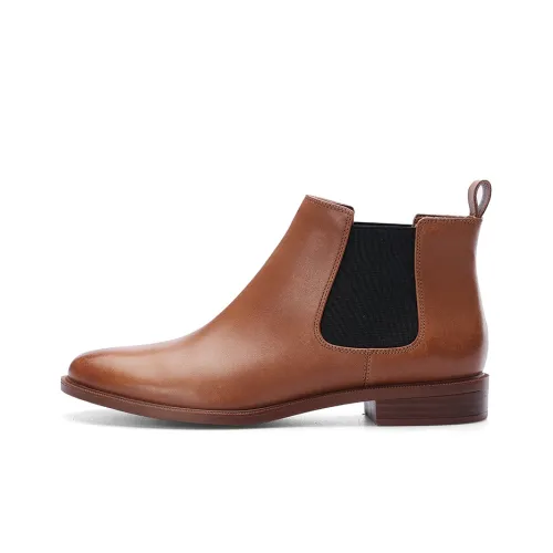 Clarks Chelsea Boots Women's Brown