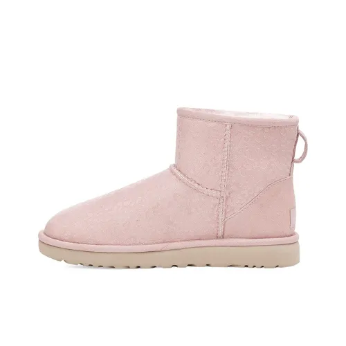 UGG CLASSIC MINI Snow Boots Women's Low-Top Pink