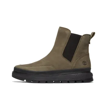 Timberland Ray City Greenstride Crew Chelsea Boots Women's Green Black