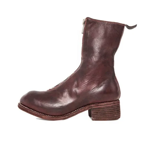 GUIDI Ankle Boots Women's Burgundy