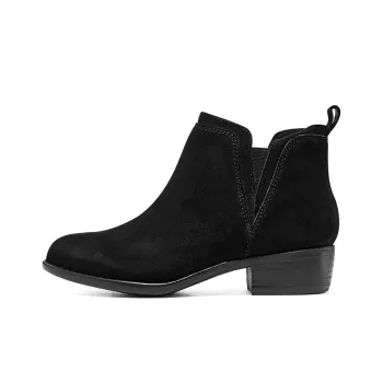 Skechers TEXAS Short Chelsea Boots Women's Black