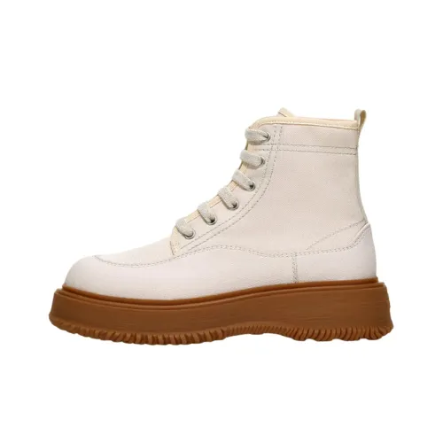 HOGAN Untraditional Ankle Boots Men White