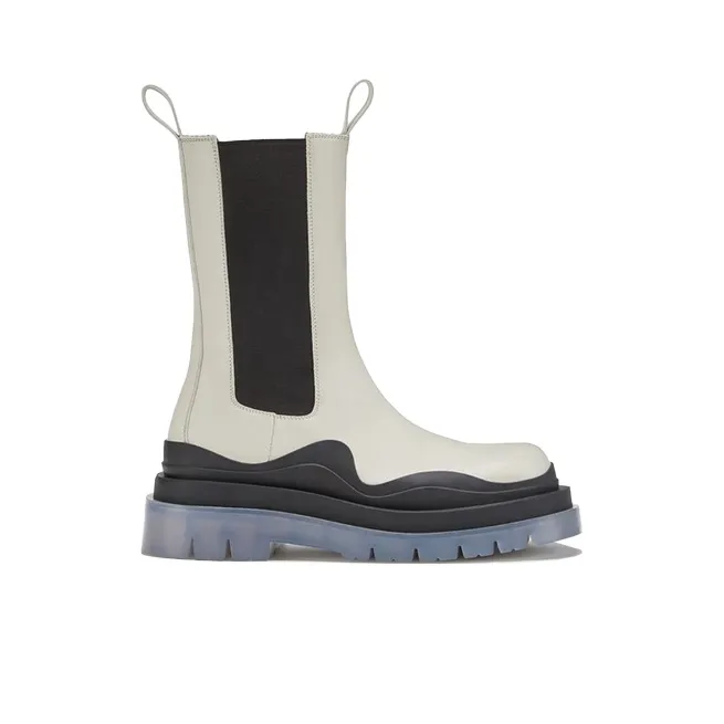 Bottega Veneta Tire Chelsea Boots Women's White-1