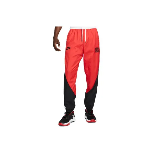 Nike Knitted Sweatpants Men Red